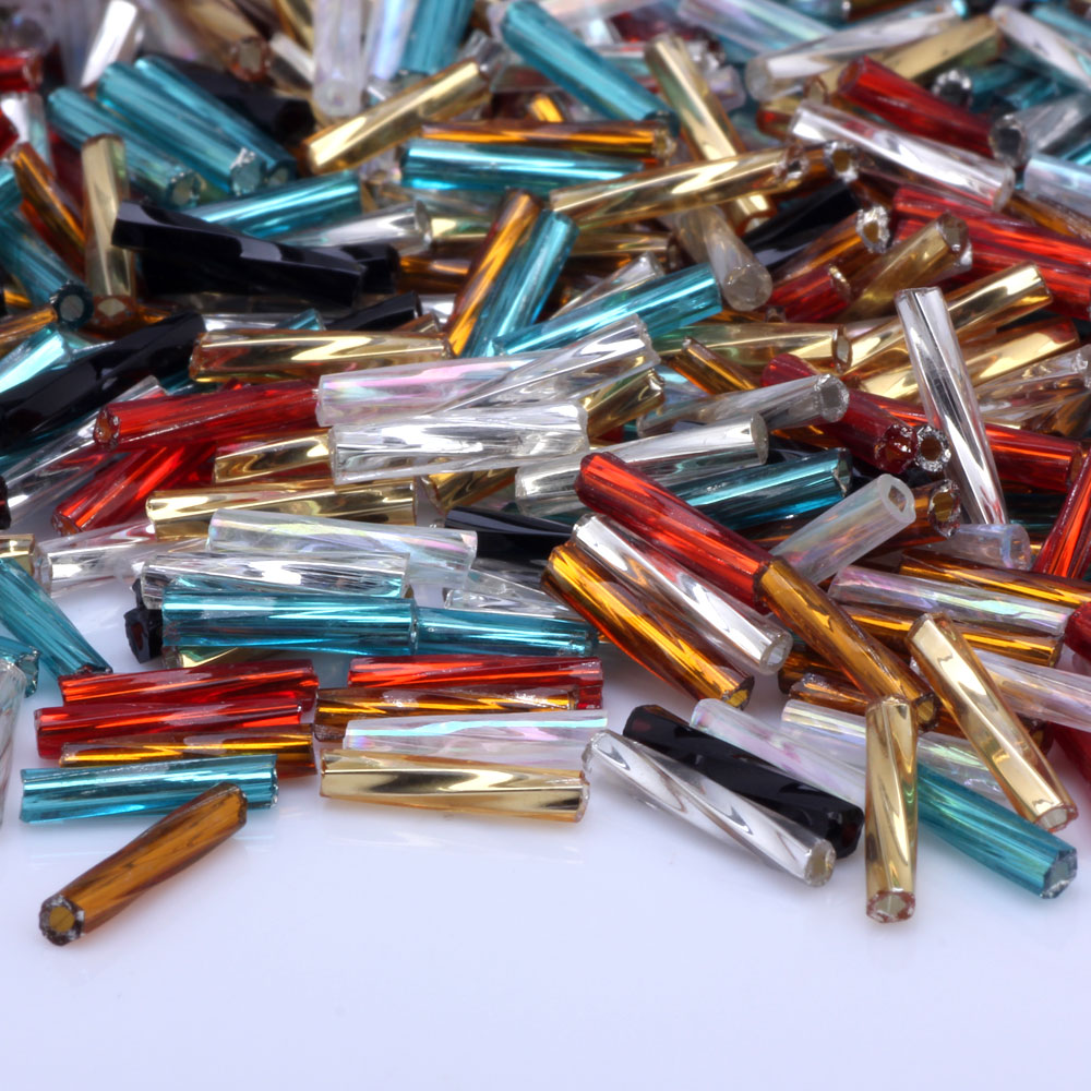 Glass Seed Beads 2Mm Jewelry Making - OlingArt 혼합 색상 튜브 2x9mm 20g/로트