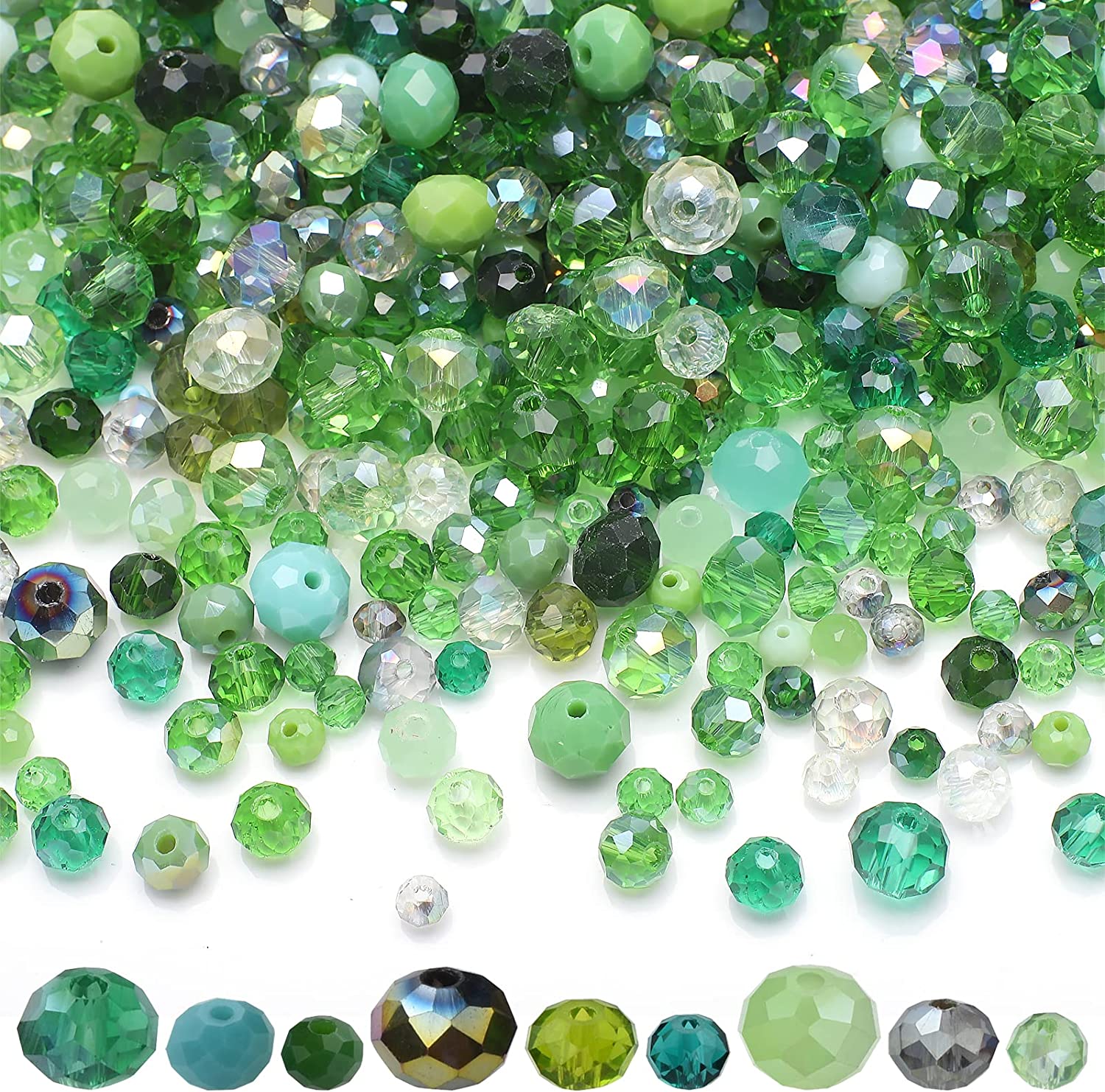 Glass Seed Beads 2Mm Jewelry Making - 2/3/4/6/8mm AB 컷 유리 론델 루즈