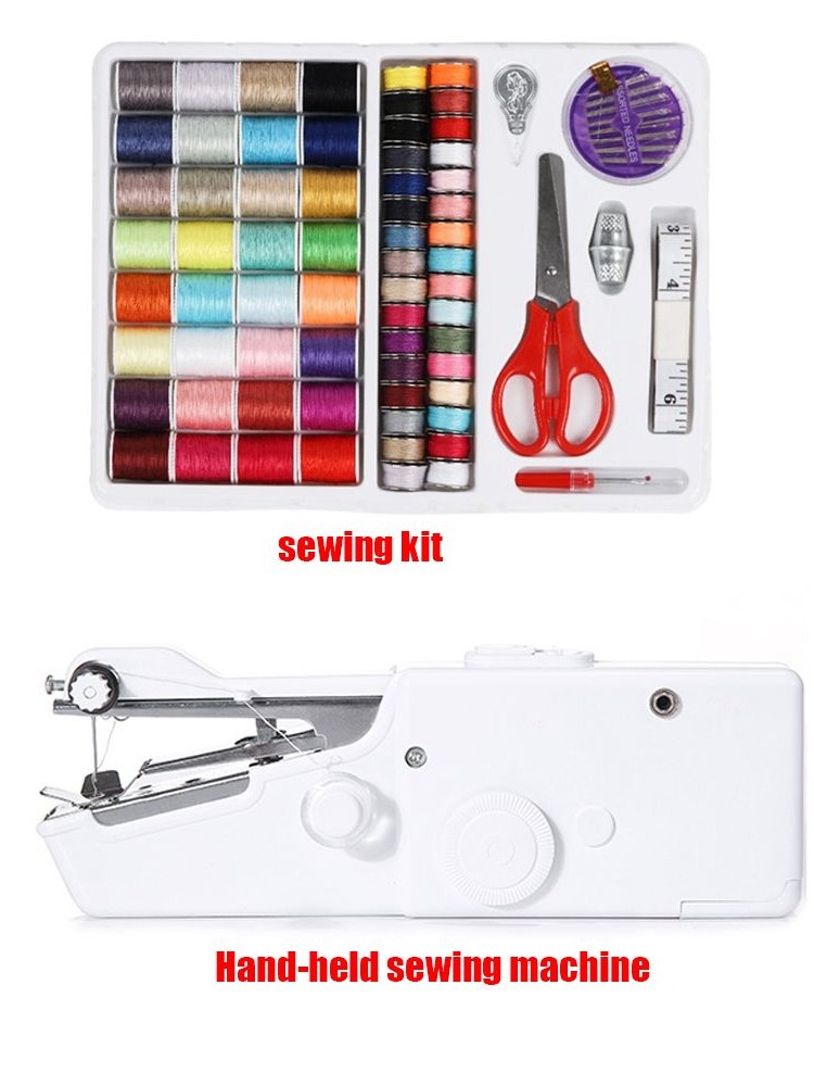 Mini Electric Sewing Machine Handheld - 잠금 기능이 있는 스티처, 다양한 DIY