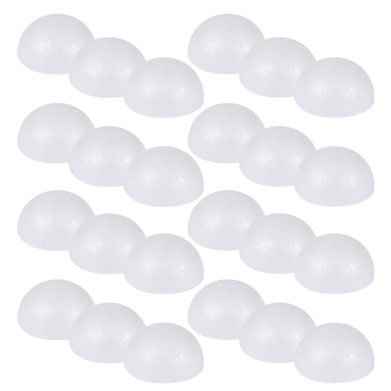50Pcs 5.6cm 흰색 폼 반원형 공 DIY 그림  - Painting Supplies 리뷰 및 가격