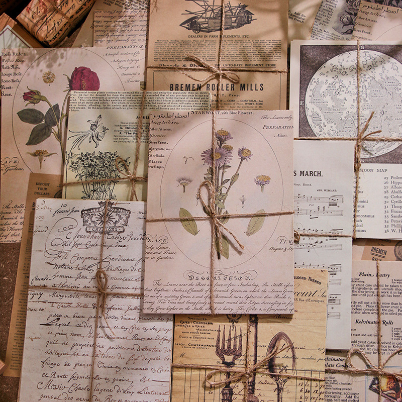 30Pcs 빈티지 Scrapbooking 종이 장식 용 - Vintage Junk Journal Scrapbooking Paper 리뷰 및 가격