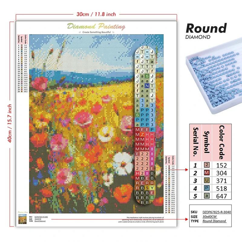애니메이션 ‘귀멸의 칼날’ 다이아몬드 페인팅, 5D 풀 - 5D Diamond Painting Kit Full Drill 리뷰 및 가격