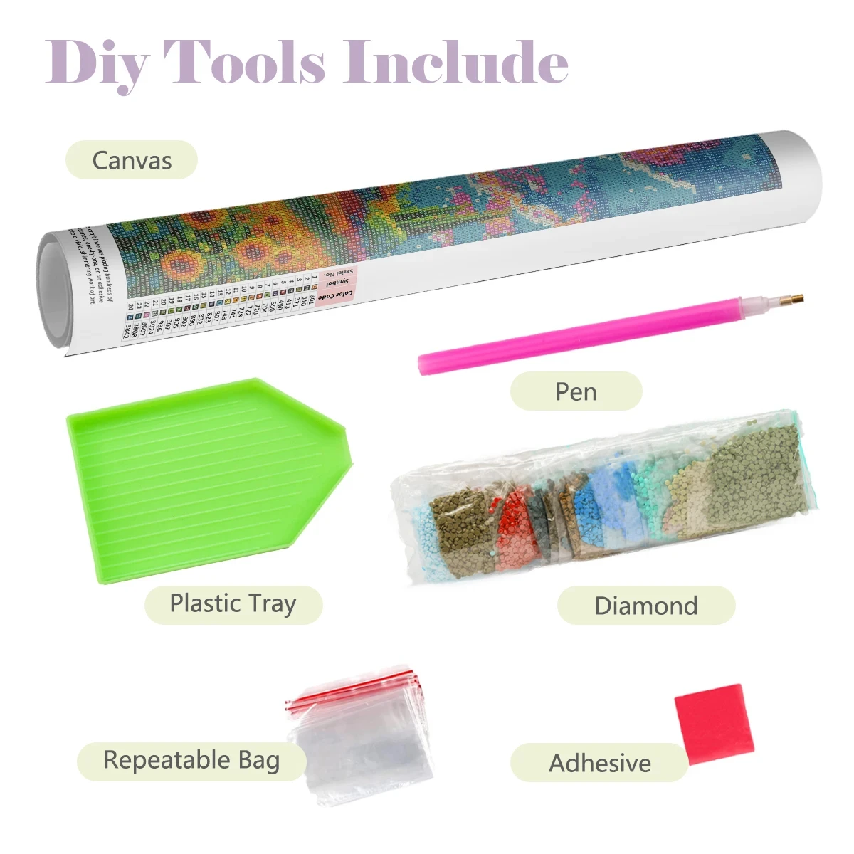 애니메이션 ‘귀멸의 칼날’ 다이아몬드 페인팅, 5D 풀 - 5D Diamond Painting Kit Full Drill 리뷰 및 가격