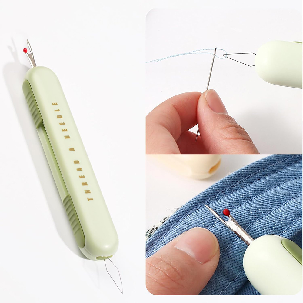 2 in 1 바늘 실꿰기 솔기 리퍼 스레딩 및 손 바느 - Cotton Embroidery Thread Skeins 리뷰 및 가격