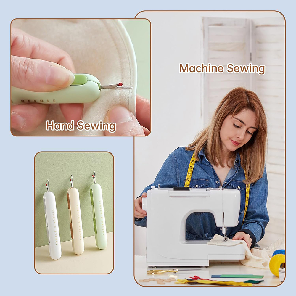 2 in 1 바늘 실꿰기 솔기 리퍼 스레딩 및 손 바느 - Cotton Embroidery Thread Skeins 리뷰 및 가격