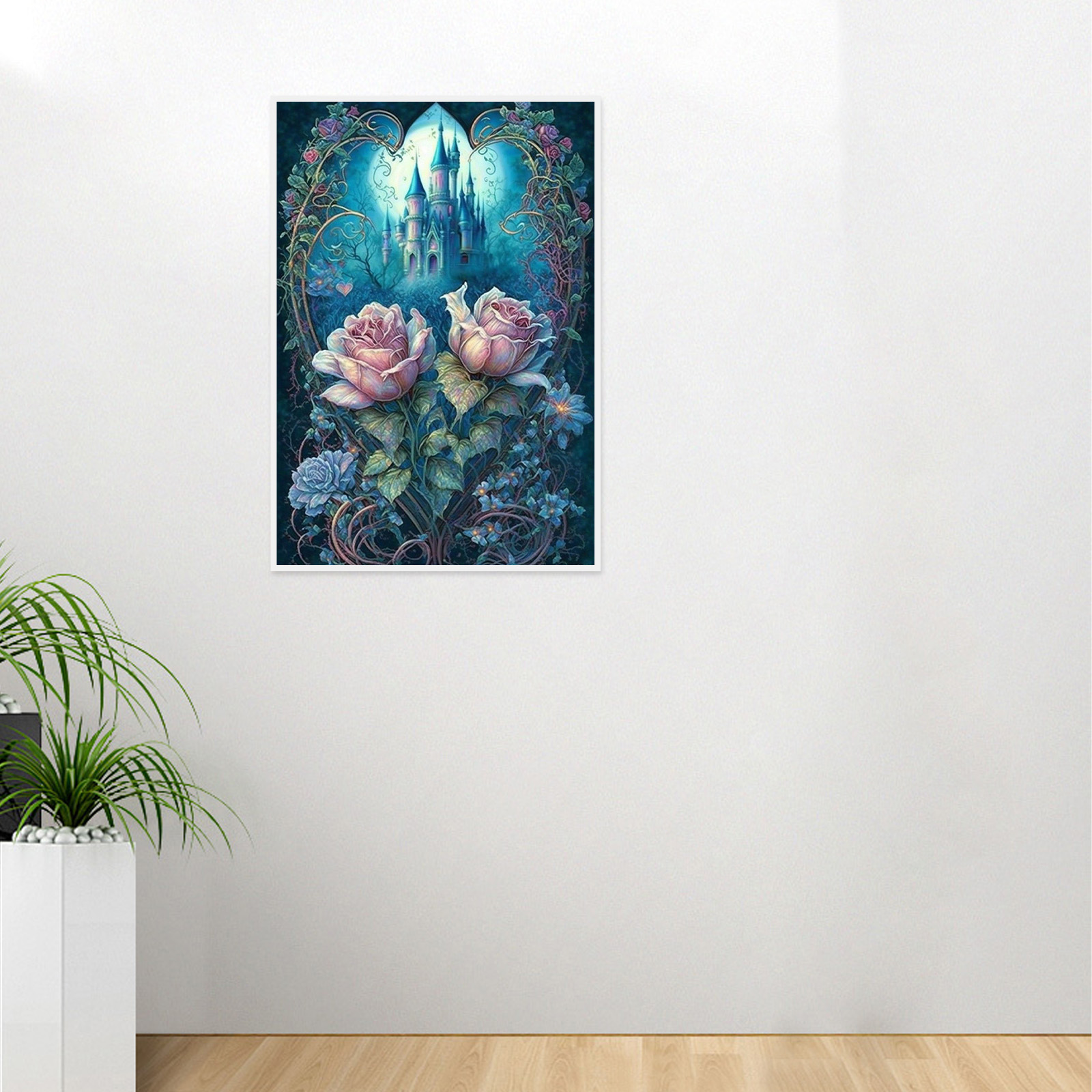 대형 원형 다이아몬드 페인팅 키트, 5D 장미 원형 풀 - 5D Diamond Painting Kit Full Drill 리뷰 및 가격