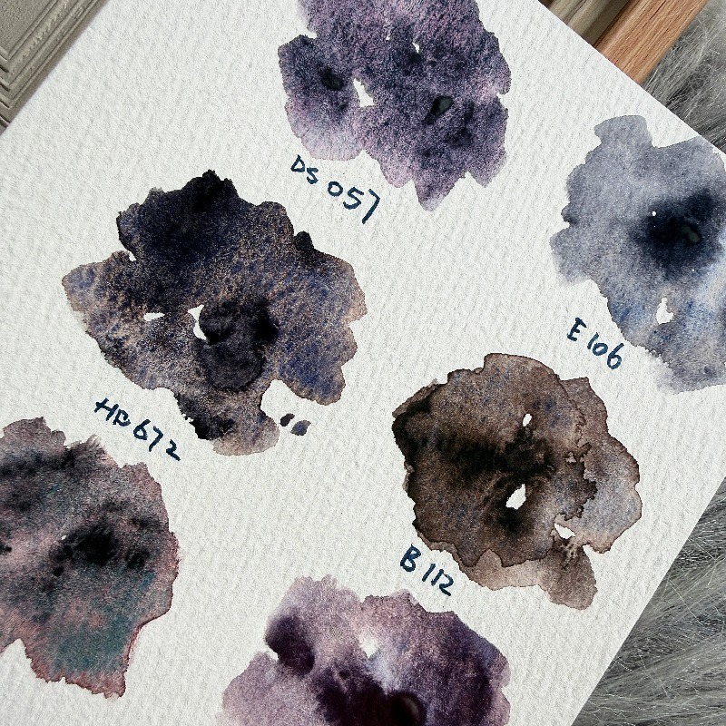 6 색 1ml 화이트 나이트 컬렉션 침전물 컬러 마스터 - Watercolor Paint Set Solid Pigment 리뷰 및 가격